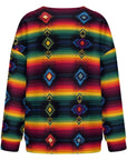 Baha Ranch Colores de Mexico Serape Drop Shoulder Cardigan