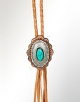 American Darling Braided Genuine Leather Jewelry Necklace with Concho Handmade Necklaces Timeless Piece for a Style