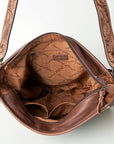 American Darling ADBGK110 Large Crossbody Hand Tooled Saddle Blanket Genuine Leather Women Bag Western Handbag Purse