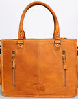 American Darling ADBG582A Tote Hand Tooled Saddle Blanket Genuine Leather Women Bag Western Handbag Purse