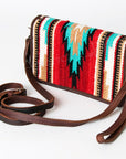 American Darling Organizer Saddle Blanket Genuine Leather Western Women Bag Handbag Purse | for Cute Travel
