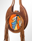 American Darling ADBGM152 Hobo Genuine Leather Women Bag Western Handbag Purse