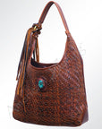 American Darling ADBGM153 Hobo Genuine Leather Women Bag Western Handbag Purse