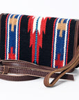 American Darling Organizer Saddle Blanket Genuine Leather Western Women Bag Handbag Purse | for Cute Travel