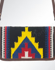 American Darling Organizer Saddle Blanket Genuine Leather Western Women Bag Handbag Purse | for Cute Travel