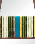 American Darling Organizer Saddle Blanket Genuine Leather Western Women Bag Handbag Purse | for Cute Travel