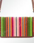 American Darling Organizer Saddle Blanket Genuine Leather Western Women Bag Handbag Purse | for Cute Travel