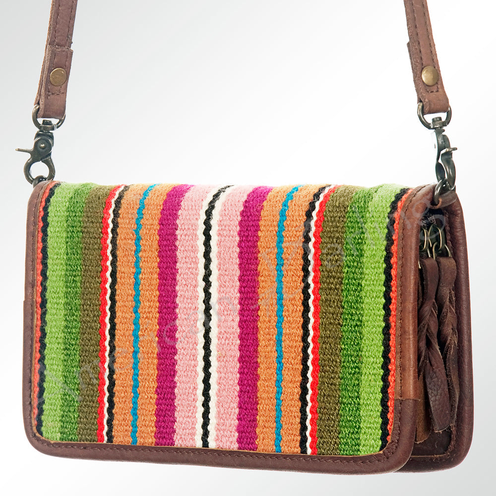 American Darling Organiser Saddle Blanket Genuine Leather Women Bag Western Handbag Purse