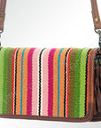 American Darling Organizer Saddle Blanket Genuine Leather Western Women Bag Handbag Purse | for Cute Travel