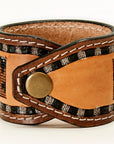 American Darling ADBRF141 Full Grain Genuine Leather Bracelet women