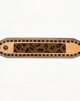 American Darling Bracelet Hand Tooled Carved Genuine Leather Women | Handmade Western Rustic