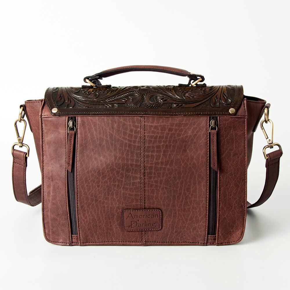 ADBGI158 American Darling Hand Tooled Genuine Leather Women Bag Western Handbag Purse