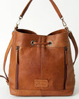 American Darling Tote Hand Tooled Hair On Genuine Leather Women Bag Western Handbag Purse