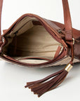 American Darling Tote Hand Tooled Genuine Leather Women Bag Western Handbag Purse