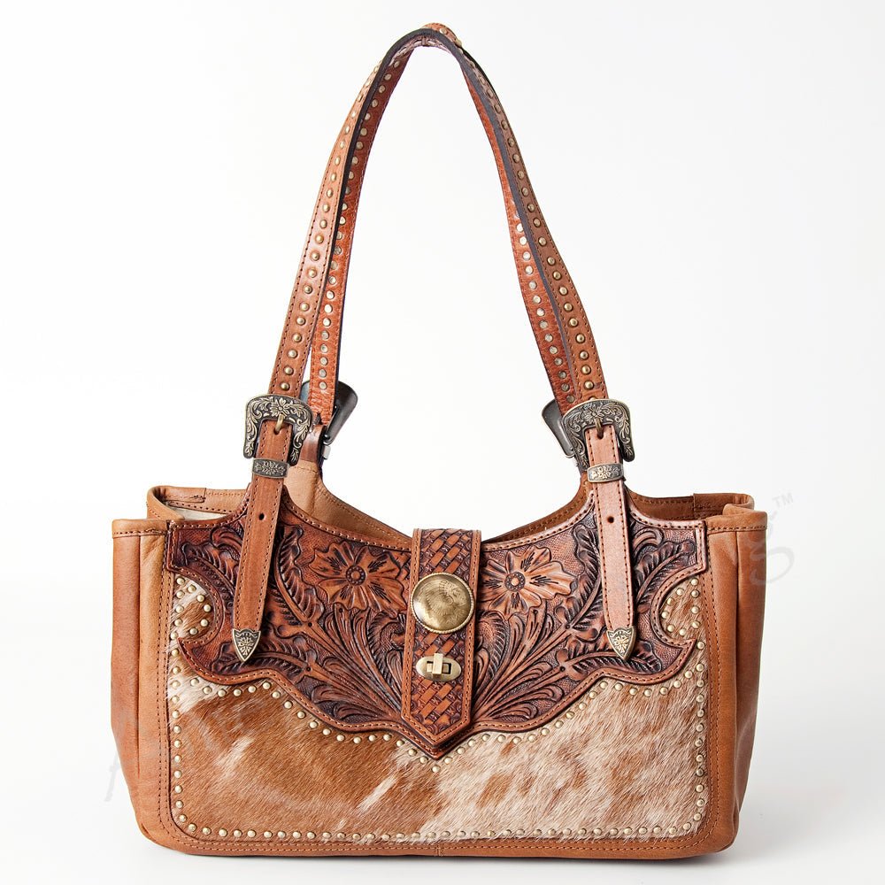 American Darling Tote Hand Tooled Genuine Leather Women Bag Western Handbag Purse