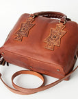 American Darling Tote Hand Tooled Genuine Leather Women Bag Western Handbag Purse