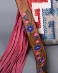 American Darling ADBGZ374 Crossbody Saddle Blanket Genuine Leather Women Bag Western Handbag Purse
