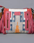 American Darling ADBGZ374 Crossbody Saddle Blanket Genuine Leather Women Bag Western Handbag Purse