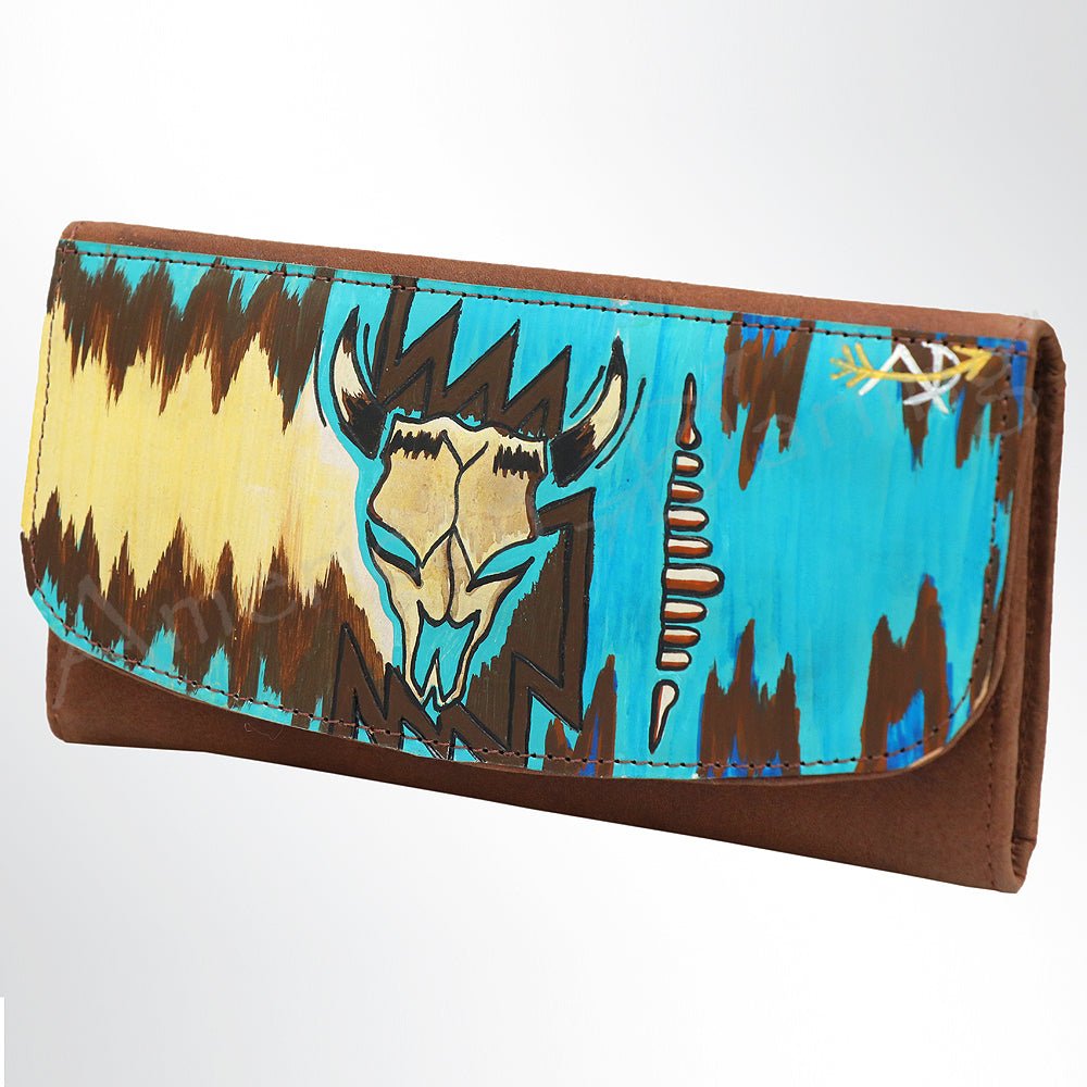 American Darling Wallet Genuine Leather Women Bag Western Handbag Purse
