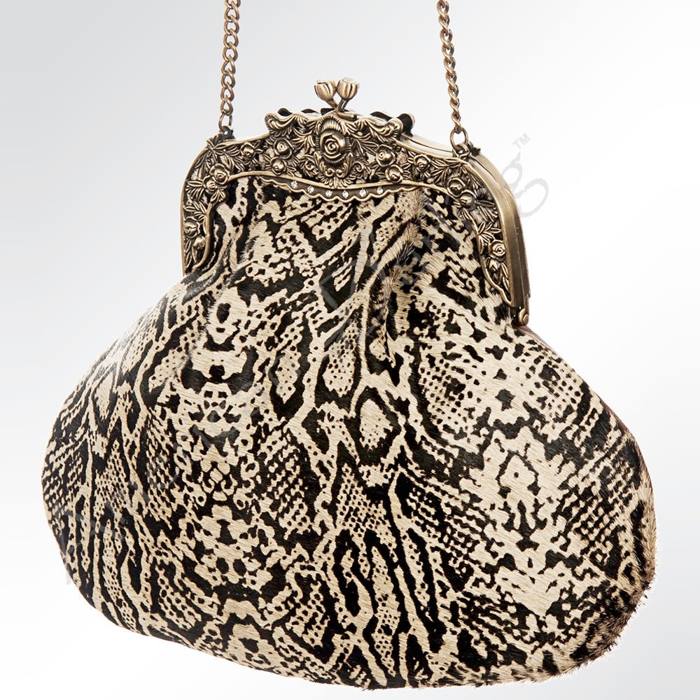 American Darling Hair On Genuine Leather Women Bag Western Handbag Purse