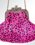 American Darling Hair On Genuine Leather Women Bag Western Handbag Purse