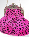 American Darling Hair On Genuine Leather Women Bag Western Handbag Purse