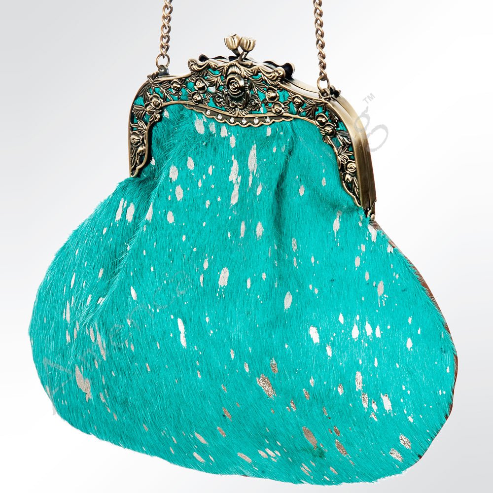 American Darling Hair On Genuine Leather Women Bag Western Handbag Purse