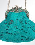 American Darling Hair On Genuine Leather Women Bag Western Handbag Purse
