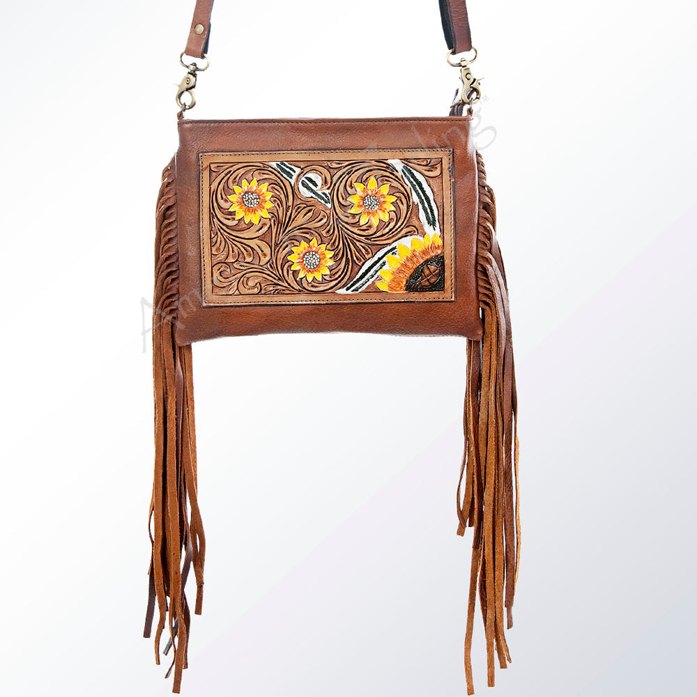 American Darling ADBGA154 Crossbody Hand Tooled Genuine Leather Women Bag Western Handbag Purse