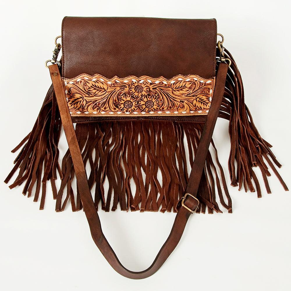 American Darling ADBGA167 Crossbody Hand Tooled Genuine Leather Women Bag Western Handbag Purse