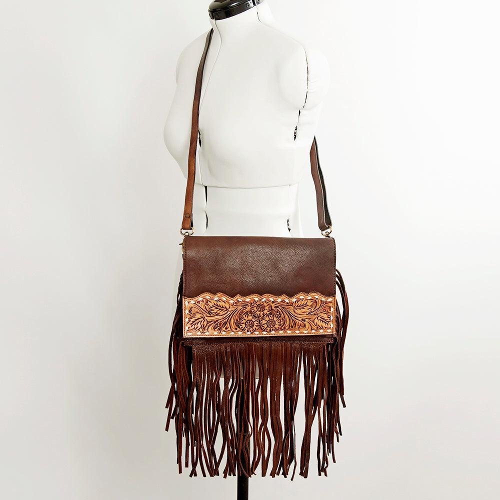 American Darling ADBGA167 Crossbody Hand Tooled Genuine Leather Women Bag Western Handbag Purse