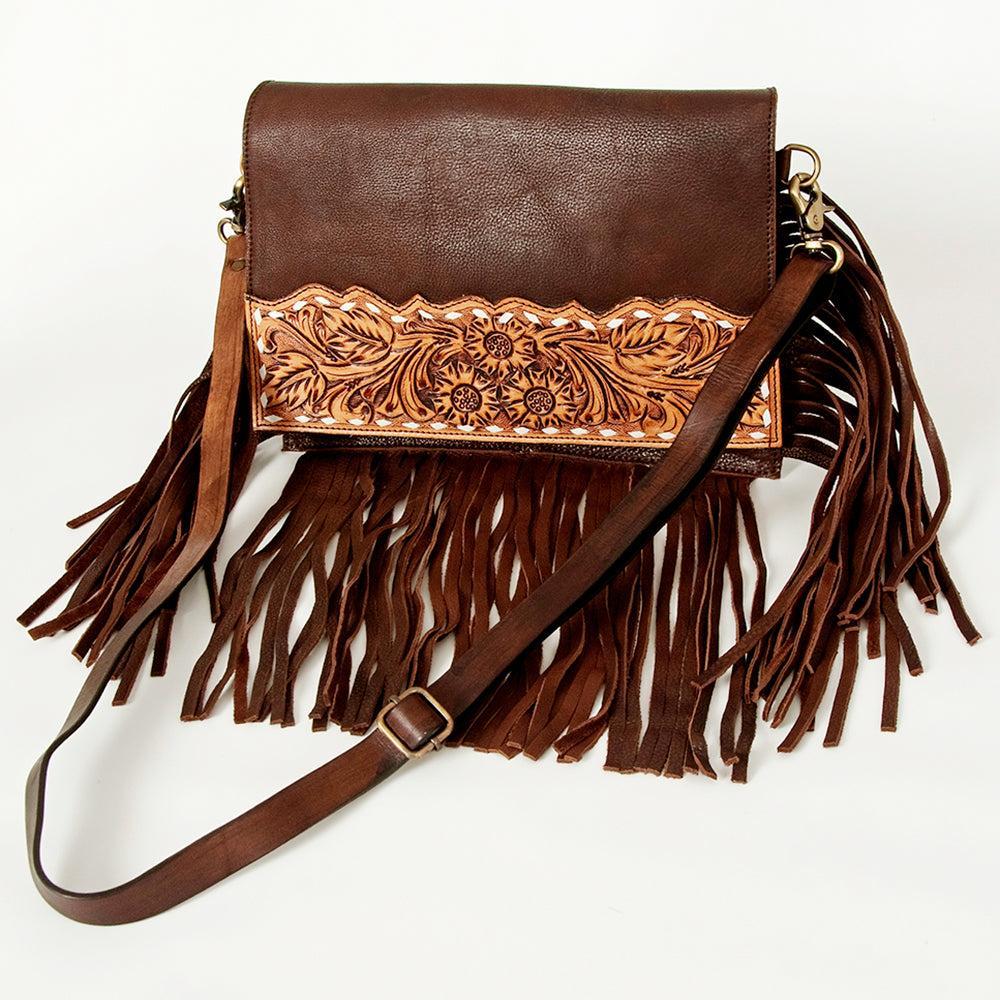 American Darling ADBGA167 Crossbody Hand Tooled Genuine Leather Women Bag Western Handbag Purse