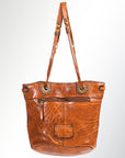 Spaghetti Western Swc138Atan Hobo Vintage Handmade Drum Dyed Genuine European Cowhide Leather Women Bag Western Handbag Purse