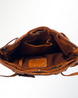 Spaghetti Western Swc138Atan Hobo Vintage Handmade Drum Dyed Genuine European Cowhide Leather Women Bag Western Handbag Purse