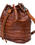 Spaghetti Western Swc138Bcg Hobo Vintage Handmade Drum Dyed Genuine European Cowhide Leather Women Bag Western Handbag Purse