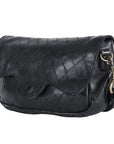 Spaghetti Western Swc151Blk Envelope Vintage Handmade Drum Dyed Genuine European Cowhide Leather Women Bag Western Handbag Purse