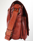 Spaghetti Western Swc157Acg Cross Body I Vintage Handmade Drum Dyed Genuine European Cowhide Leather Women Bag Western Handbag Purse