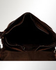 Spaghetti Western Swc160Brn Cross Body I Vintage Handmade Drum Dyed Genuine European Cowhide Leather Women Bag Western Handbag Purse