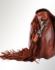 Spaghetti Western Swc164Atan Cross Body I Vintage Handmade Drum Dyed Genuine European Cowhide Leather Women Bag Western Handbag Purse