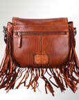 Spaghetti Western Swc164Atan Cross Body I Vintage Handmade Drum Dyed Genuine European Cowhide Leather Women Bag Western Handbag Purse