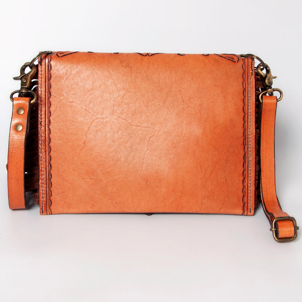 American Darling ADBGA169 Envelope Hand Tooled Genuine Leather Women Bag Western Handbag Purse