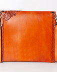 American Darling ADBGA170 Envelope Hand Tooled Genuine Leather Women Bag Western Handbag Purse