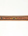 American Darling Bracelet Hand Tooled Carved Genuine Leather Women | Handmade Western Rustic