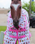 HILASON Horse Fly Sheet UV Protect Breathable Mesh Bug Mosquito Spring | Summer Horse Rug | Fly Rug