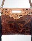 GIBGX158 American Darling Hand Tooled Genuine Leather Women Bag Western Handbag Purse