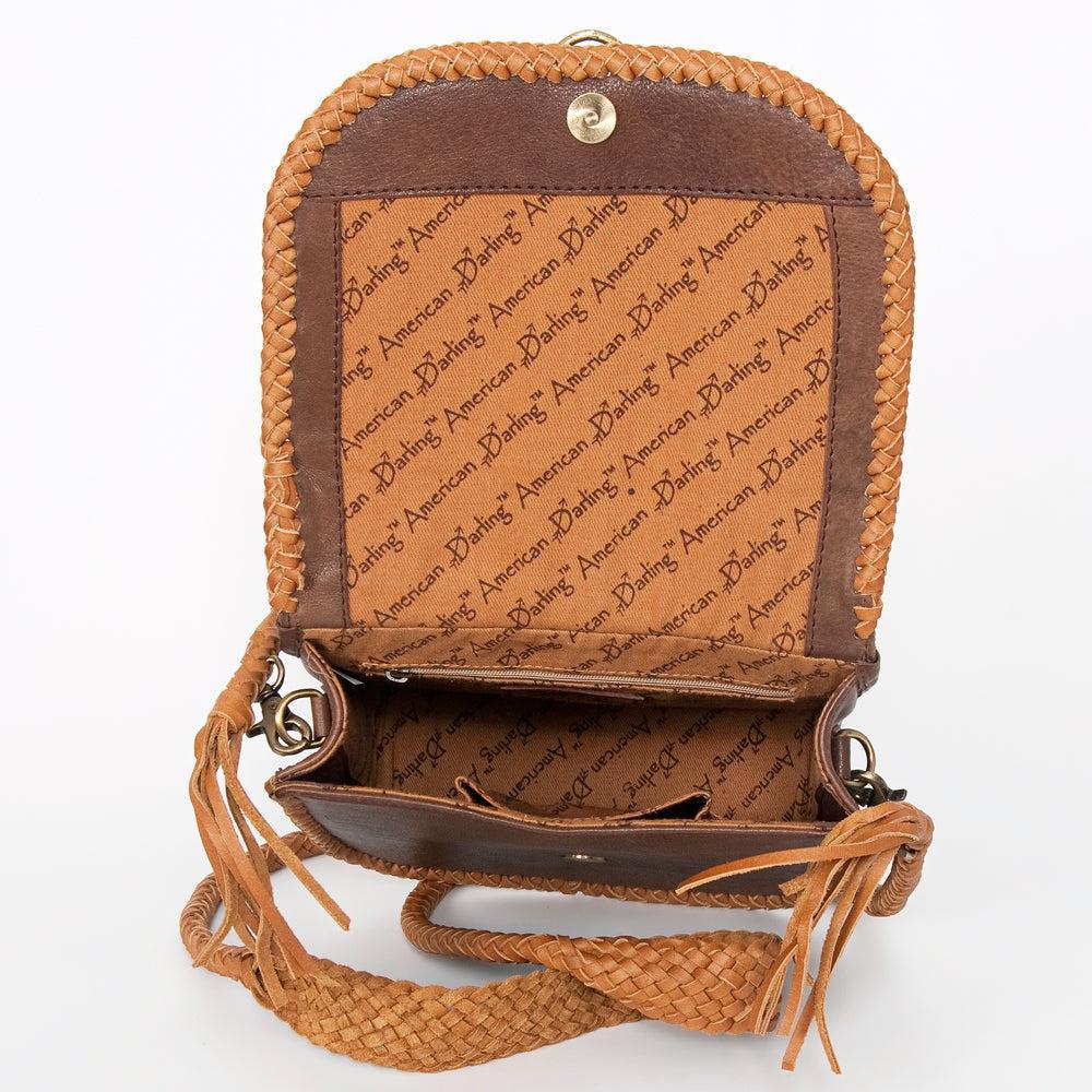 American Darling ADBGD136 Crossbody Genuine Leather Women Bag Western Handbag Purse