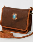 American Darling ADBGD142 Crossbody Genuine Leather Women Bag Western Handbag Purse