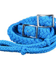 1" X 8Ft Hilason Braided Poly Barrel Horse Racing Flat Reins
