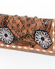 American Darling Clutch Hand Tooled Genuine Leather Women Bag Western Handbag Purse