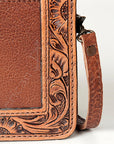 ADBG683 American Darling Hand Tooled Hair On Genuine Leather Women Bag Western Handbag Purse